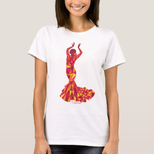 Camiseta gráfica del viaje del bailarín del
