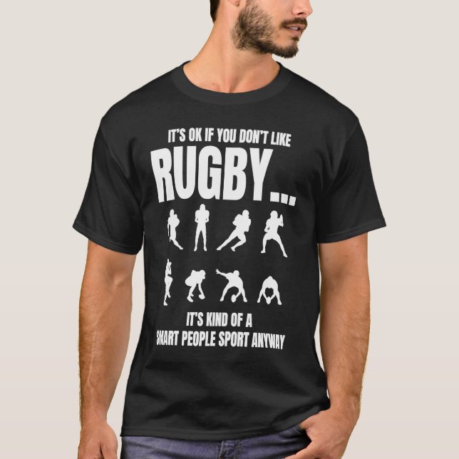 Camiseta Gráfica deportiva para entrenador deportivo de rug (Anverso)