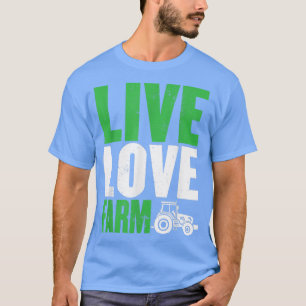 Camiseta Gráfica divertida de amor en vivo para mujeres y h