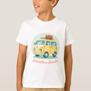Camiseta Gráfica Divertida de Aventura al Aire Lib