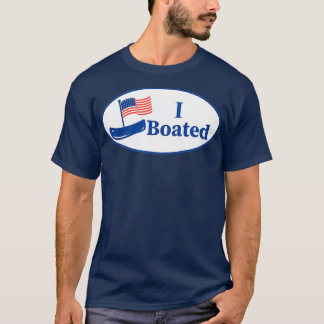 Camiseta Gráfica divertida de barcos con Pegatina votado