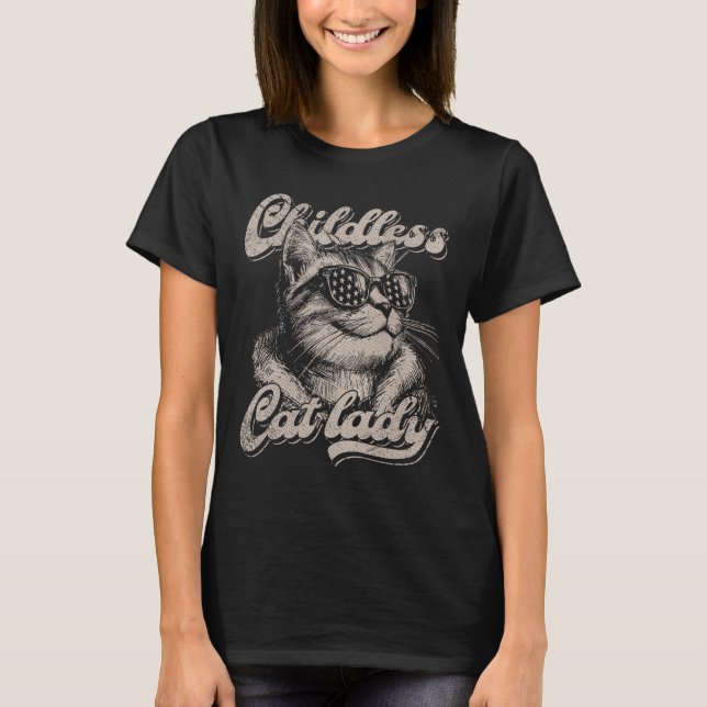 Camiseta Gráfica divertida de Cat Lover (Anverso)