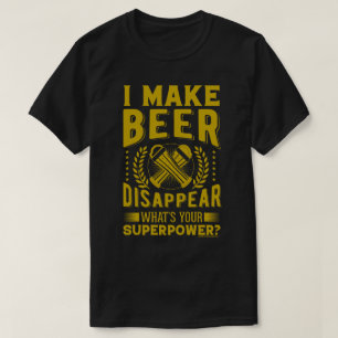 Camiseta gráfica divertida de cerveza – Superpoder