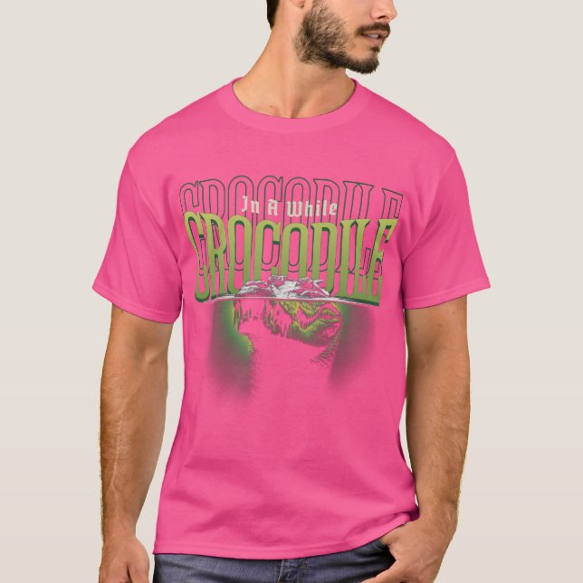 Camiseta Gráfica divertida de cocodrilos para el amor por l (Anverso)