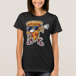 Camiseta Gráfica Divertida de Dabbing con Rebanada