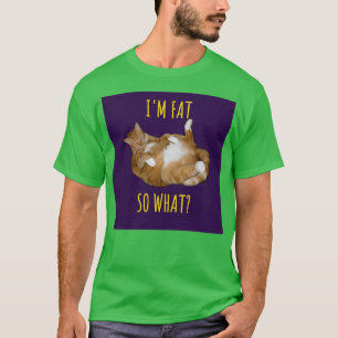 Camiseta Gráfica divertida de FAT CAT