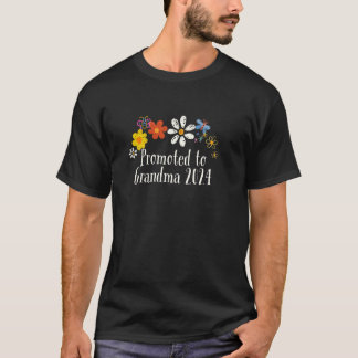 Camiseta Gráfica divertida de flores promocionada a la abue
