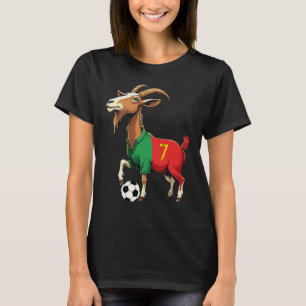 Camiseta Gráfica divertida de fútbol de cabra hombres mujer