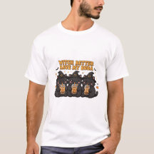 Camiseta gráfica divertida de gatos negros - Ca di
