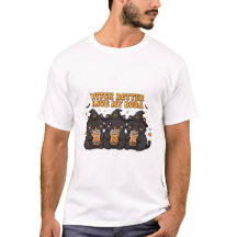 Camiseta gráfica divertida de gatos negros - Ca di