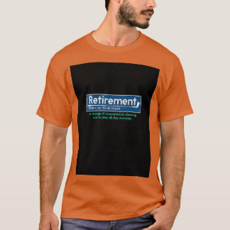 Camiseta Gráfica divertida de Golfer retirada