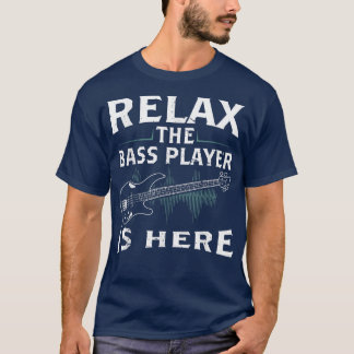 Camiseta Gráfica divertida de guitarra de bajo apuesto a mu