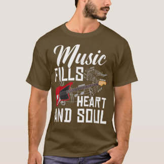Camiseta Gráfica divertida de guitarra de bajo apuesto a mu