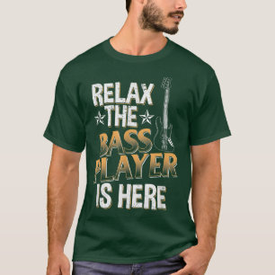 Camiseta Gráfica divertida de guitarra de bajo apuesto a mu