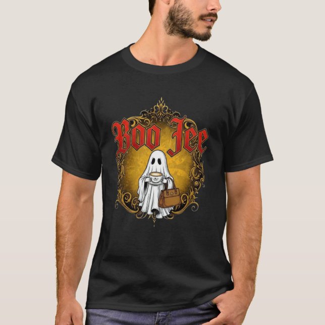 Camiseta gráfica divertida de Halloween con fantas (Anverso)
