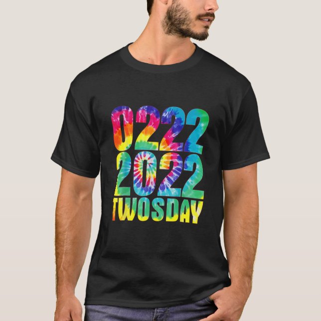 Camiseta Gráfica divertida de Happy Two Days New Years 22/2 (Anverso)