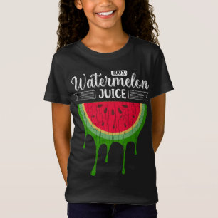 Camiseta Gráfica divertida de jugo de sandía de verano para