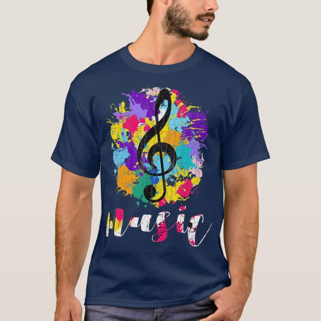 Camiseta Gráfica Divertida De La Música Para Músico (Anverso)