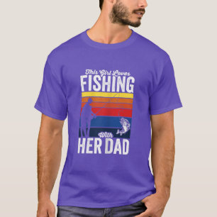 Camiseta Gráfica divertida de los pescadores de Chicas que