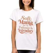 Camiseta Gráfica Divertida de Mamá Retro y Diseño 