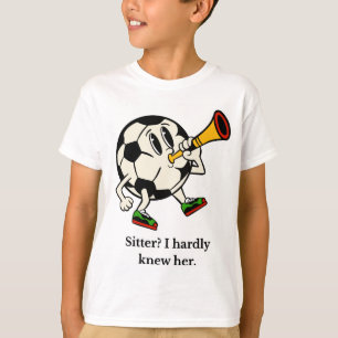 Camiseta gráfica divertida de meme de fútbol para