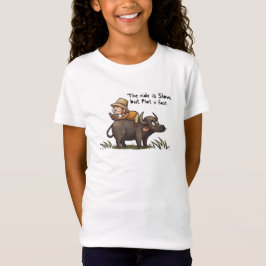 Camiseta gráfica divertida de mono leyendo en niño