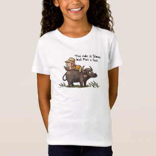 Camiseta gráfica divertida de mono leyendo en niño