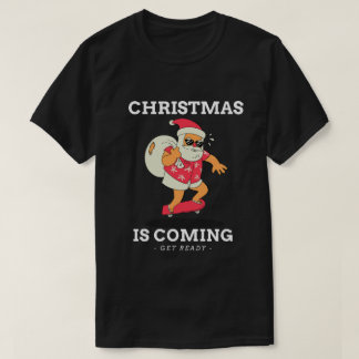 Camiseta Gráfica divertida de Navidades "Santa Navidades"