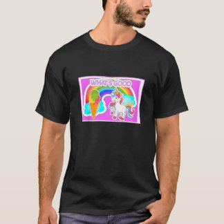 Camiseta Gráfica divertida de niños arcoiris y unicornio