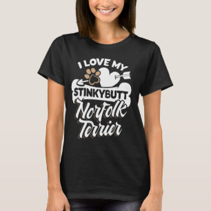 Camiseta Gráfica divertida de Norfolk Terrier - Me encanta