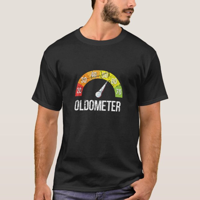 Camiseta Gráfica divertida de Oldometer para regalo de cump (Anverso)