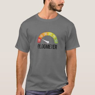 Camiseta Gráfica divertida de Oldometer para regalo de cump
