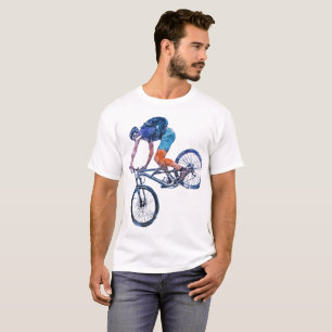 Camiseta gráfica divertida de oso artístico en bic