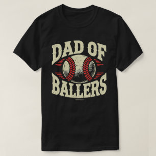 Camiseta Gráfica divertida de papá de béisbol - papá de bal