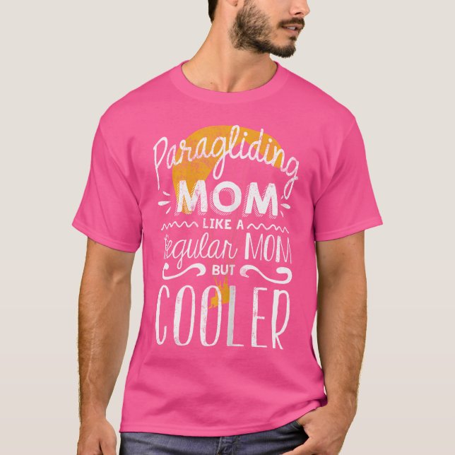Camiseta Gráfica divertida de paracaidistas para mujeres y  (Anverso)