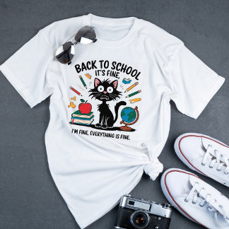 Camiseta Gráfica divertida de profesor de vuelta a la escue