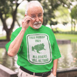 Camiseta Gráfica divertida de Rótulo de sólo estacionamient<br><div class="desc">Muestra tu amor por las ranas y tu apreciación de los chistes de papá al mismo tiempo con este divertido tee gráfico que presenta un ilustracion de estilo de señas de la calle que tiene el mensaje PARKING FROG SOLAMENTE TODOS LOS DEMÁS SERÁN TOADOS junto con el ilustracion de una...</div>