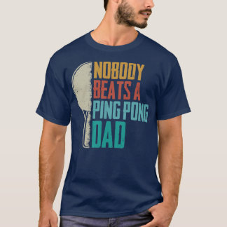 Camiseta Gráfica divertida de tenis de mesa para hombres