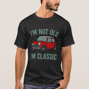 Camiseta Gráfica divertida del auto. Diseño del Chiste de p