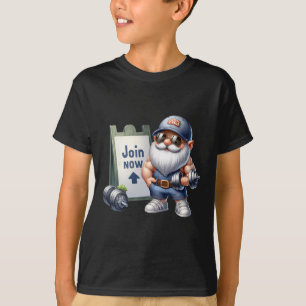 Camiseta Gráfica divertida del Gimnome Gnome Con TORNILLOS