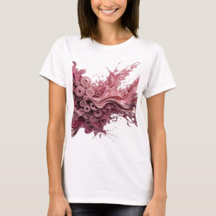 Camiseta gráfica divertida GEARS IN A LIQUID WAVE