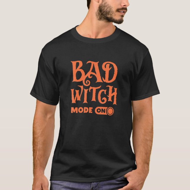 Camiseta Gráfica divertida Haloween Vintage Interruptor de  (Anverso)