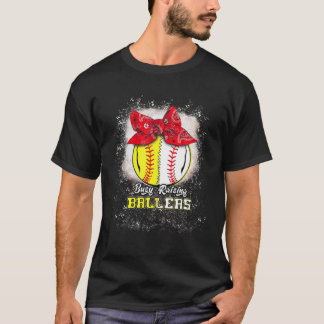 Camiseta Gráfica divertida mezcla Softball Béisbol Ocupado 