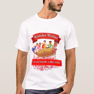 Camiseta Gráfica divertida Novedad WONDER WEINER