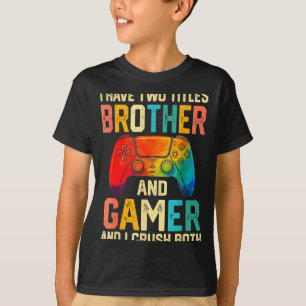 Camiseta Gráfica Divertida para Hermanos Jugadores