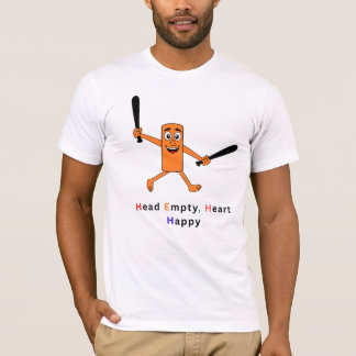 Camiseta gráfica divertida para hombres 'Cabeza va