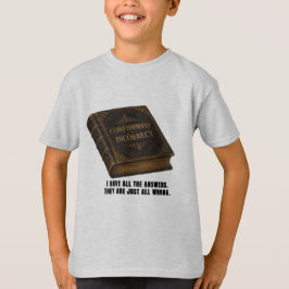 Camiseta Gráfica Divertida para Niños con Frase de