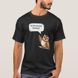 Camiseta Gráfica divertida salta a los hooters