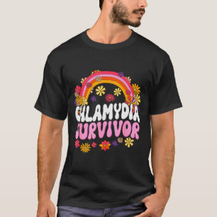 Camiseta Gráfica Divertida Superviviente de Clamidia