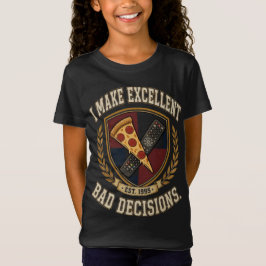 Camiseta Gráfica Divertida Tomo Excelentes Malas D